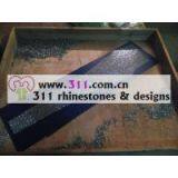 311 Pants Rhinestuds Octagon Studs Iron on Hot-fix Heat Transfer Design 3