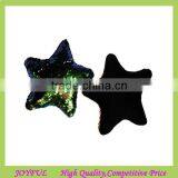 Newest Hot Selling Home Decorative Star Shaped Two-color Toned Reversible Sequin Pillows thumbnail-1