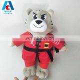 Cute Kungfu Tiger Plush Toys Plush Animal Toy With Kungfu Clothes thumbnail-1