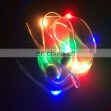 Wholesale charm multicolor light up electric led shoelaces