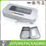 Natural Printed Rectangular Pencil Stotage Watch Metal Tin Box