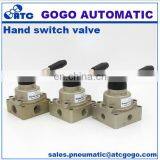 GOGO ATC 4 Way Pneumatic Air Hand Lever Valve HV400-03 Port 3/8" BSPP Manual Switch Control Valve thumbnail-3