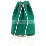 Custom Fashion Laptop Felt Backpack With Leather Shoulder Strap thumbnail-6