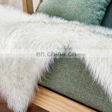 New Pure White Sheepskin Plush White Faux Fur Rug White Fake Sheepskin Rug Faux Fur Carpet thumbnail-2
