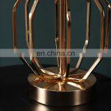 New Arrival Exquisite Metal Base Design Black Cotton Lampshade Modern Bedroom Table Lamp for Hotel thumbnail-6