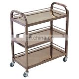 Laboratory Furniture Stainless Steel Trolley For Hospital Use