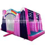 Outdoor Castle Type Inflatable Princess Bouncy Bouncing Bouncer Castle With Slide / Inflatable Jumping Castle For Kids