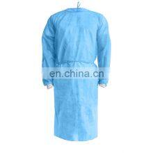 Disposable Isolation Gowns Nonwoven PP Protective Visitor Gown 30 Gms