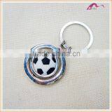 Cheap Custom Personalize Rotatable Soccer Keychain