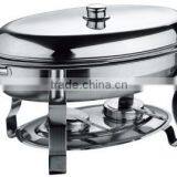 Low Prize Stainless Steel Round Roll Top Buffet Chafing Dish for Hotel thumbnail-2