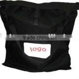 Folding tent sidewall bags