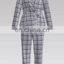 New Arrival 100% Cotton Yarn Dyed Flannel Check Design For House Wear thumbnail-2