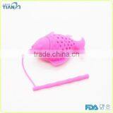 Latest Design Heat And Cold Resistant FDA/LFGB Standard Silicone Tea Strainer thumbnail-2