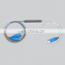 Wholesale Gpon 1x2 1x128 1*9 1*2 1*4 Fiber Optic Plc Splitter Steel Tube Type 0.9mm Pigtail With Connector Bare-plc-splitter