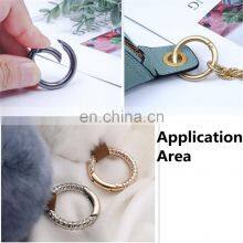 Zinc Alloy O Ring Round Carabiner With Logo Metal Carabiner Key Chain Round Snap Hooks O Ring Carabiner thumbnail-5