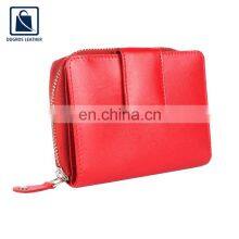 Unique Design Wholesale Supply Widely Selling Good Quality Nickle Fitting Genuine Leather Wallet for Women at Competitive Price