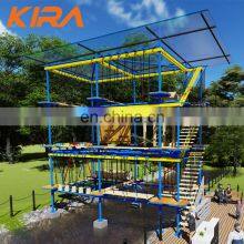 Team Building Ropes Course Indoor Challenge Rope Course