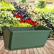 Wholesale price plastic flowerpot plant using in vertical automatic hydroponic hanging wall