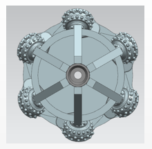 HDD Rock Reamer--24” 6 Pieces 9 7/8”cone Cutter 637 / 537 NC31 thumbnail-1