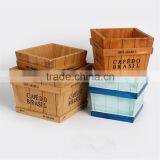 Настенный деревянный цветочный горшок