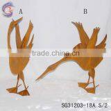 Metal Garden Art Decorative With Rusty Goose Garden Ornament Decoration thumbnail-4