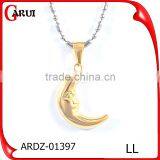 The Moon Circle Gold Jewelry Pendant Necklace For Women Jewelry thumbnail-4