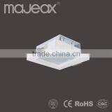 Square Gypsum Plaster Gesso CFL Recessed Downlight