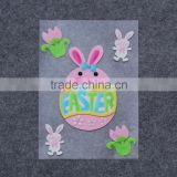 Easter sticker decoration in set easter bunny