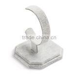 Wholesale Gray DIY Fabric Watch C-stand Bracelet Jewelry Display Stand Holder Showcase Watch Display Stand Holder Quality Choice thumbnail-4
