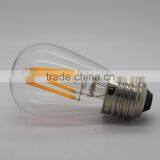 Glass Body Material Led Filament Bulb Clear S45 ce Rohs 4w Flexible Filament