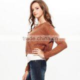 Oem Wool Handmade Sweater Design for Girl Short Style Fashion Sweater thumbnail-3