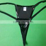 Women Faux Leather Garter Lingerie Wet Look Garter Clips for Stockings Sexy Gothic Style Belts Suspender With G-string thumbnail-4