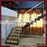 Interior Modren Metal Railings Fancy Wood Stairs Design