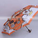 Wind is Prevented Bask in Dual-use Folding Umbrella in the Rain or Shine thumbnail-5