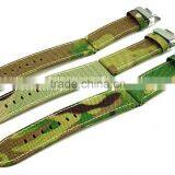 Supreme Grade Genuine Leather Lining Canvas Watch Straps thumbnail-6