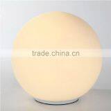 Decorative Hand Knitting Cover Glass Bedside Table Lamp With White Glass Lamp Shade thumbnail-2