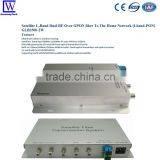 Satellite L-Band/IF 2/Two/Dual/Twin/Quad RF Over 1 Fiber or GPON (Lband-PON) Optical Transmitter & Receiver