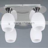 Led Opal Glass Chandelier thumbnail-1