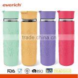 Glass Water Bottle With Fruit Infuser And Flip Lid Quality Choice Most Popular thumbnail-3