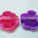 Flower Shaped Plastic Makeup Organizer for Cosmetic Tools Collecting thumbnail-1
