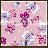 100% Polyester Butterfly Print Taffeta Fabric thumbnail-1