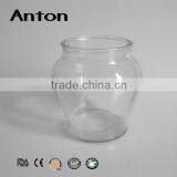 600ml Round Clear Large Glass Storage Jar With Cork Stopper thumbnail-4