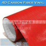 Air Bubble Free 5x98FT CARLIKE Adhesive 4D Carbon Fiber Car Wrap Film thumbnail-2