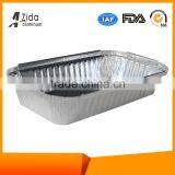 China Gold Manufacturer Competitive Aluminum Foil Food Tray Lid thumbnail-3