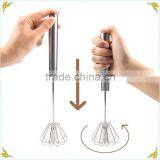 Electric Handle Beater Silicon Egg Beater / Egg Whisk Stainless Steel Egg Beater thumbnail-3