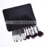 High-grade 15piece Makeup Brushes With PU Zipper Bag