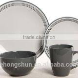 Classic Ceramic Stoneware Creative Color Glaze Spanish Dinner Set for Birthday Party, All Color Round Promotional Vajilla thumbnail-5