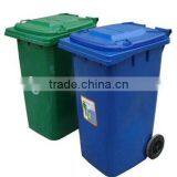 outdoor 100L-HDPE-waste bin/garbage can with wheels