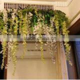 Artificial wisteria wall hanging flower decoration buy directly from factory