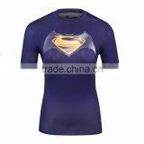 Women Avengers Dawn Of Justice Bat-man Vs Superman/Captain America/Wonder Women T Shirt Fitness Tee Tops thumbnail-2
